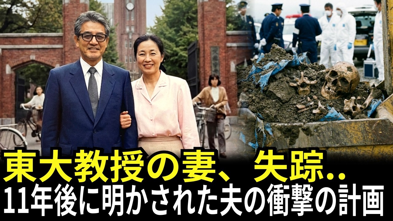 1994年、東大教授の妻が失踪。11年間完璧だった夫と愛人の計画が崩れた理由