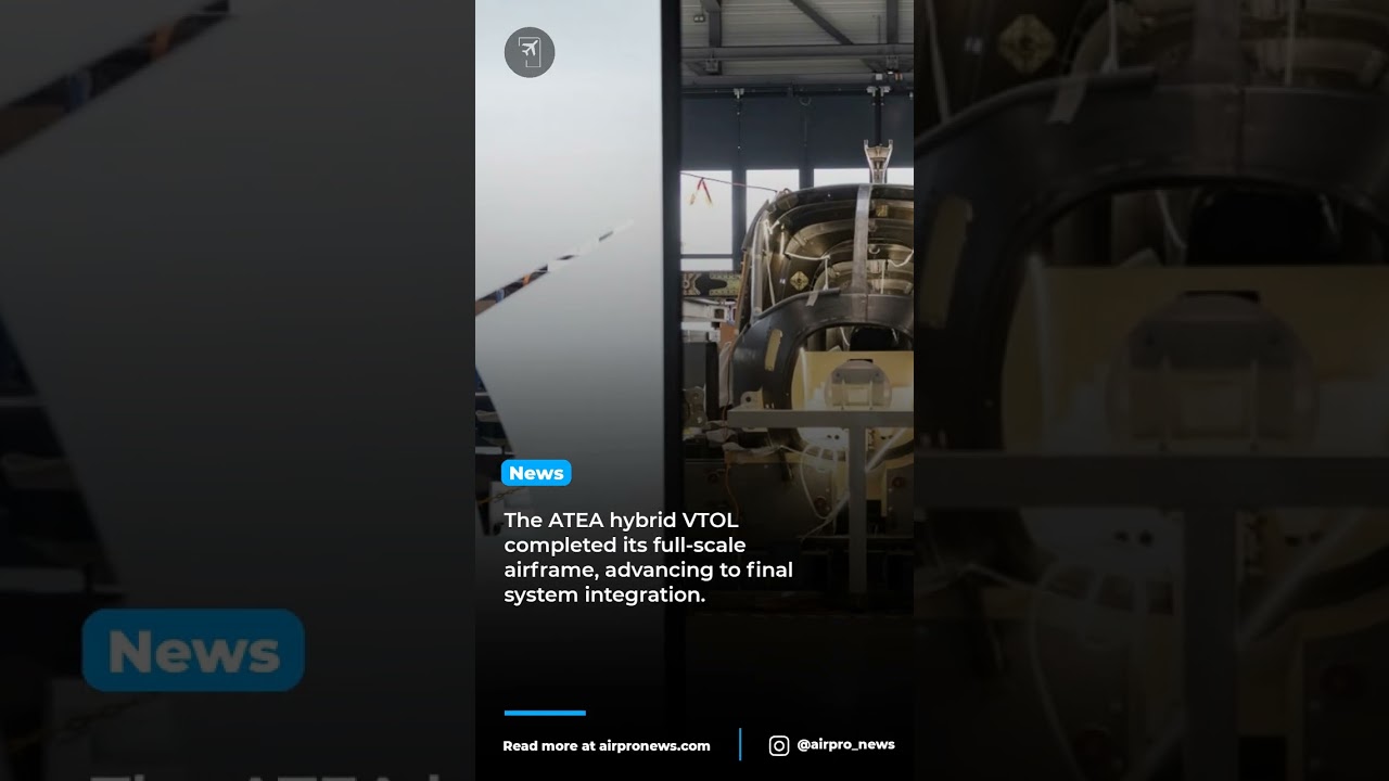 Ascendance unveils full-scale hybrid VTOL aircraft structure