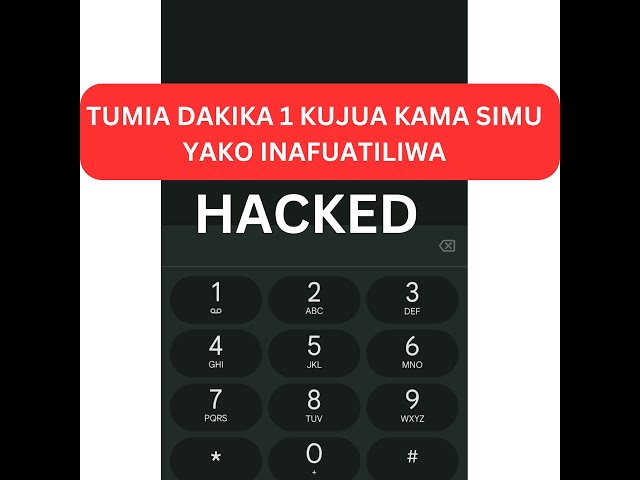 Jinsi ya Kuangalia Kama Simu Yako Inafuatiliwa / HACKED / Call Forward /Call Divert / Dakika Moja Tu class=