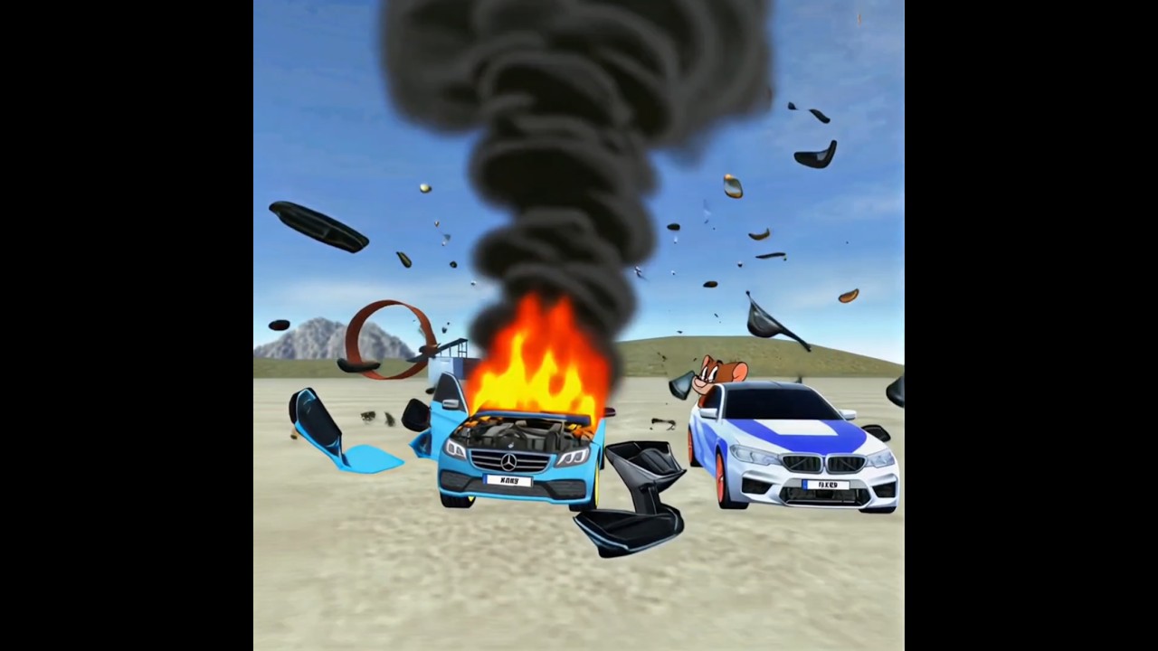 Джерри Маус выбирает сторону в Car Simulator 2 