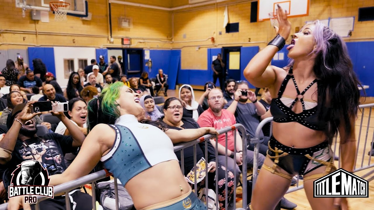 Лена Кросс против Космик - Женская борьба [ПОЛНЫЙ МАТЧ]