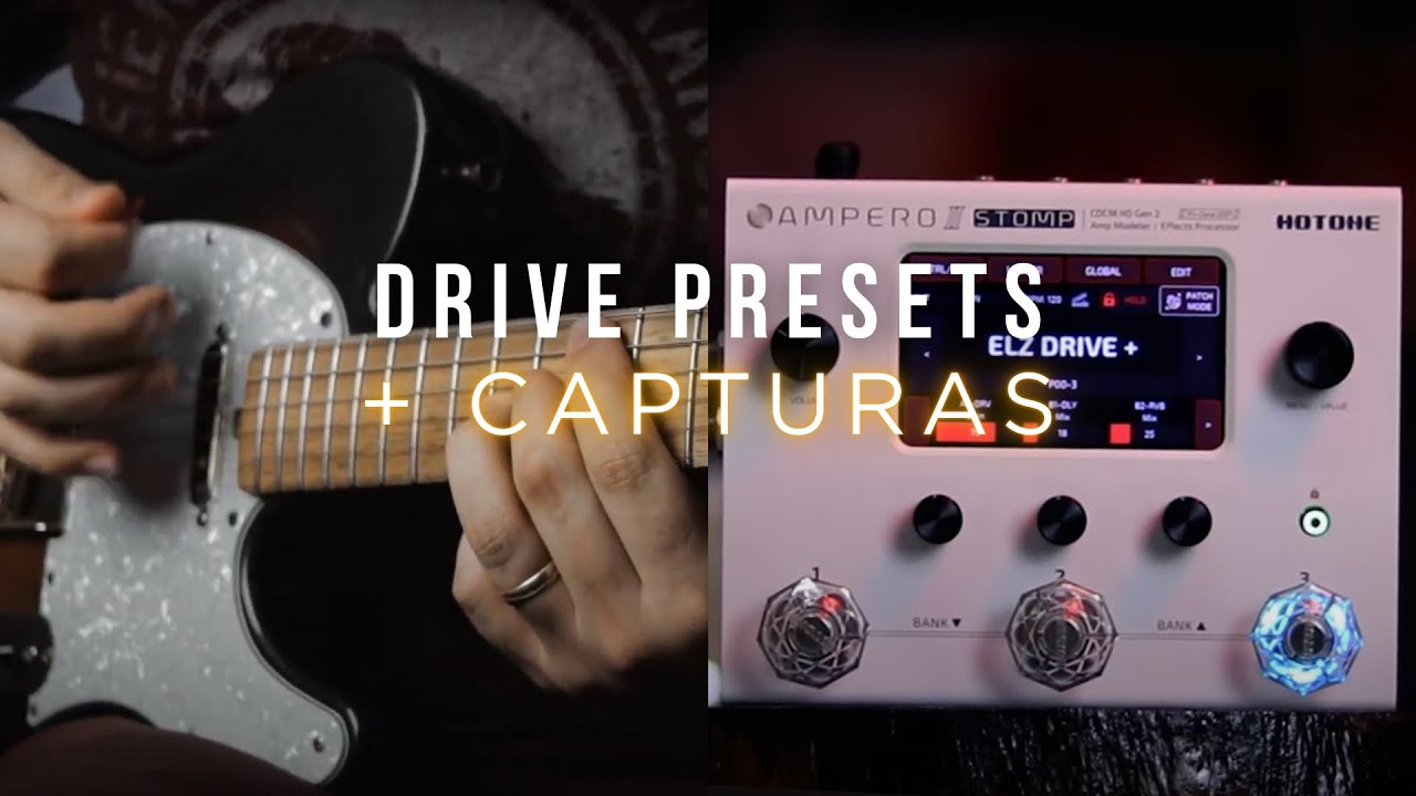 AMPERO II STOMP PRESETS + CAPTURAS | JHS DOUBLE BARREL TONE