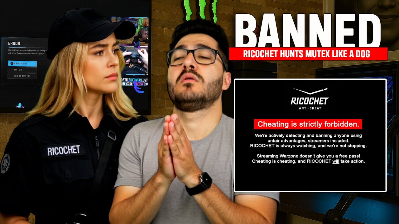 MUTEX BANNED AGAIN AS RICOCHET WAGES WAR ON THE CHEATING STREAMERS