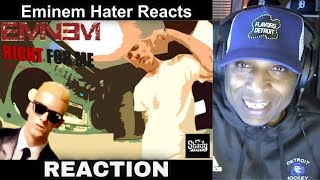 EMINEM HATER REACTS: Eminem "Right For Me" (REACTION) #Jason #SlimShadyBars