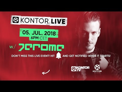 LIVE: Jerome behind the decks! // Kontor Live #80 - LIVE: Jerome behind the decks! // Kontor Live #80