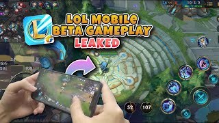 League Of Legends Mobile BETA Gameplay Leaked, REVEAL DATE! + LoL MOBILE Public Beta Reveal and More