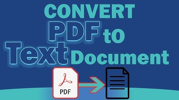 How to convert pdf file to text file?