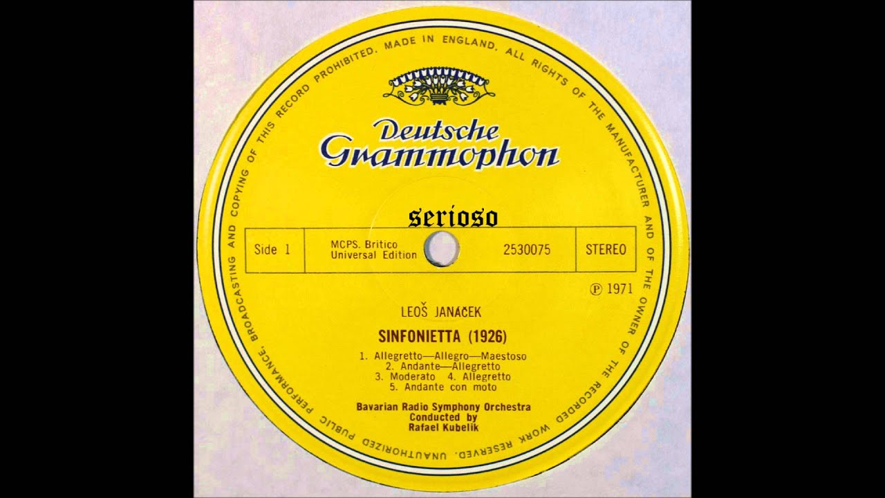 Janacek, Sinfonietta, Kubelik