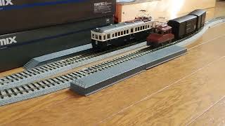 HOゲージ　TOMIX上田5250形、名古屋鉄道モ510形、アルモデル凸電機　走行