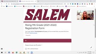 2021 Course Registration Instructions for Rising 9th Grade Students