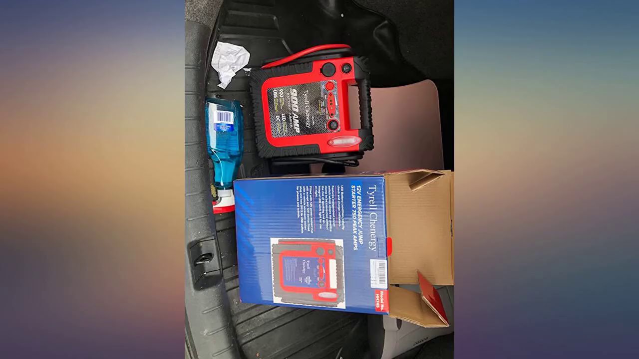 acetek Jump Starter Car Battery Charger, Emergency Power Supply