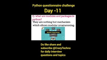 modules and packages in python #python #pythontricks #shorts #interview #c #java #programming #viral