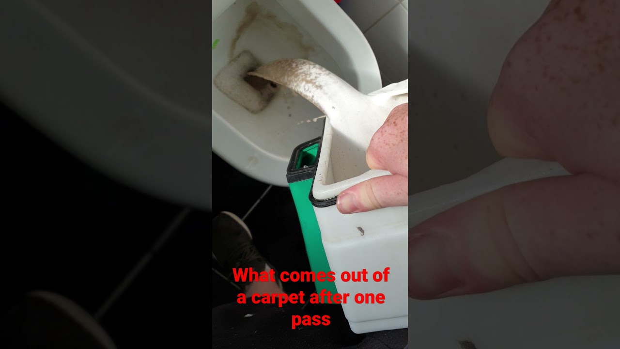 one pass with carpet cleaner