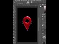 Create Location PIN 📍 in 1 minute. #designtips #icon #photoshop