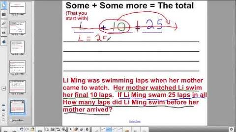 Lesson 11: Story problems about combining