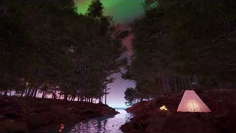 Aurora Camping made with Unreal Engine 5.1