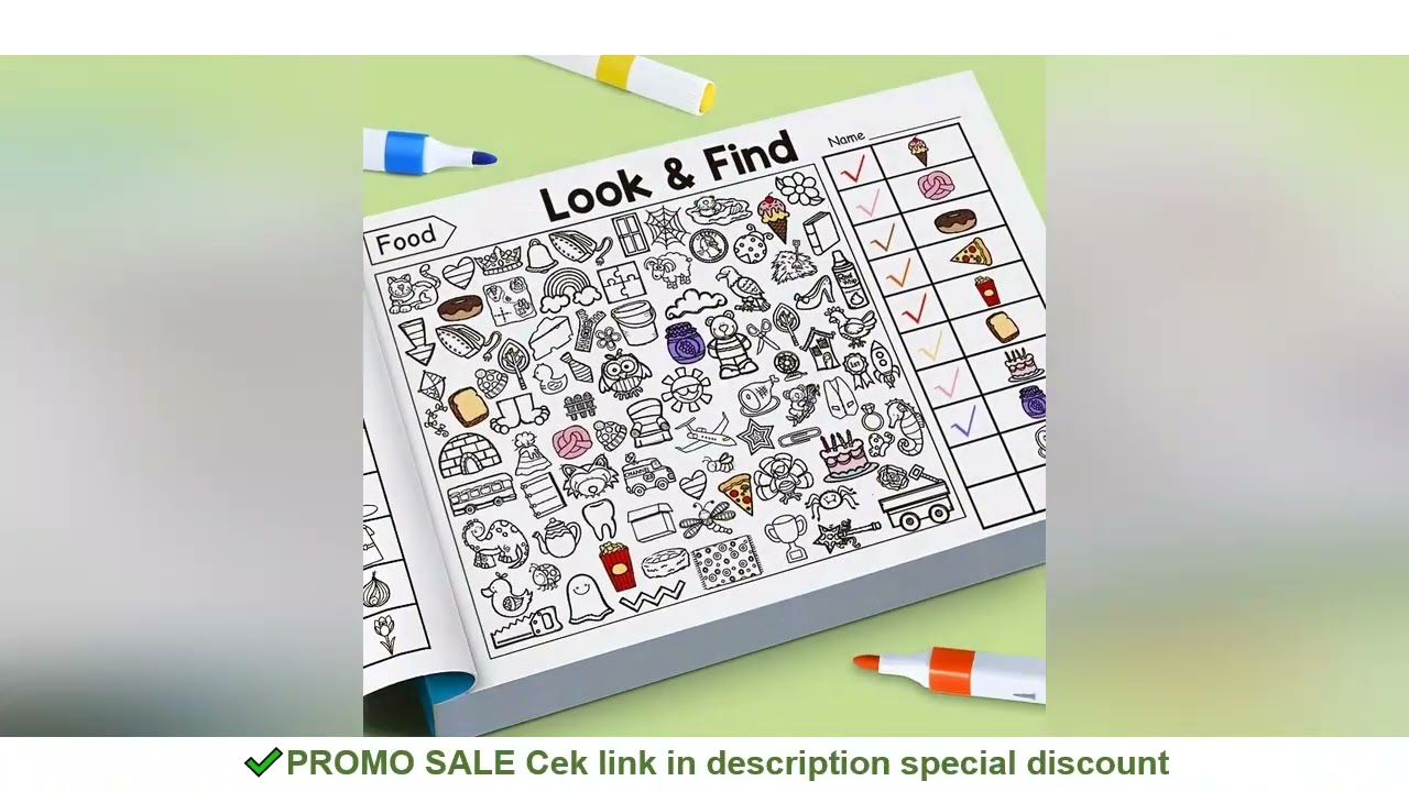 Children's Hidden Object Coloring Book, Contains 100+ Search and Coloring Activities - Interactive S