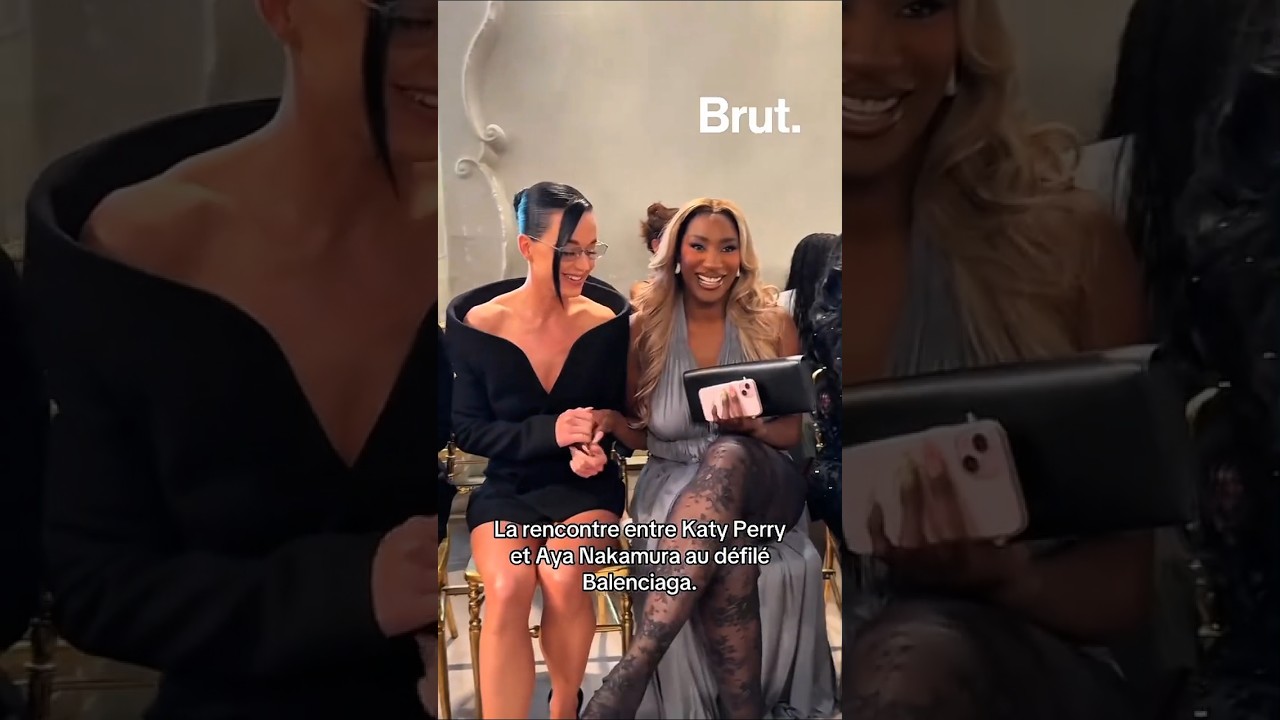 Aya Nakamura et Katy Perry au défilé Balenciaga à Paris 🥰 