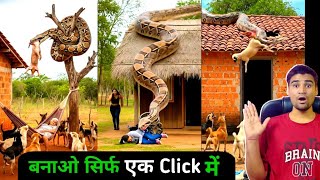 Create "Giant Snake Attack" Videos Using AI😱💥 screenshot 5