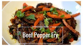 This is a quick, protein rich snack dish called beef pepper fry. it
cooked in indian style. contrary to popular belief and what current
politics wo...