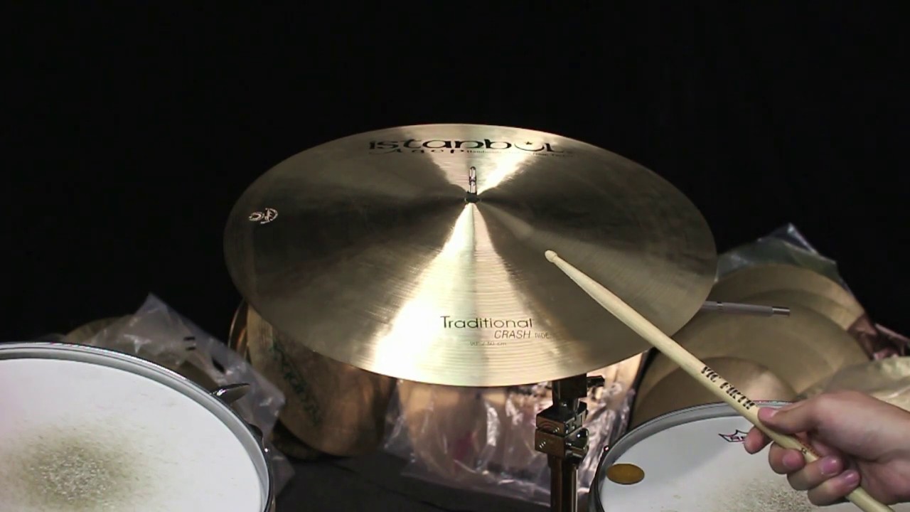 Istanbul Agop 20" Traditional Crash Ride 2172g YouTube