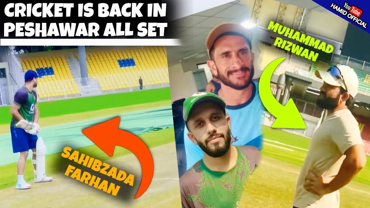BIG SURPRISE💥💥ALL SET Cricket Returned in Peshawar Cricket Stadium 🏟️ Big Names here LIGHTS Competed