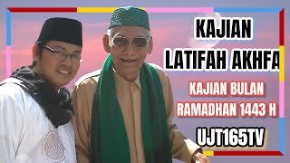 🔴 UJT165TV II Kajian Latifah Akhfa ‼️ Ramadhan Ke-7 #tarekatqodiriyahnaqsyabandiyah 