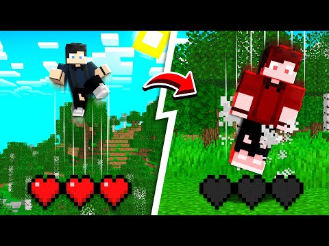 If I Jump I Lose 1 HEART in Minecraft!