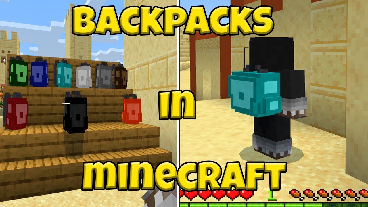 You Can Have Backpacks In Minecraft Bedrock Edition YouTube