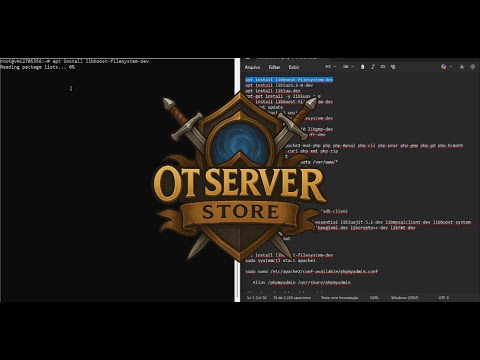 Deploy Completo de um Open Tibia Server(OT) em uma VPS Linux Ubuntu 22.04