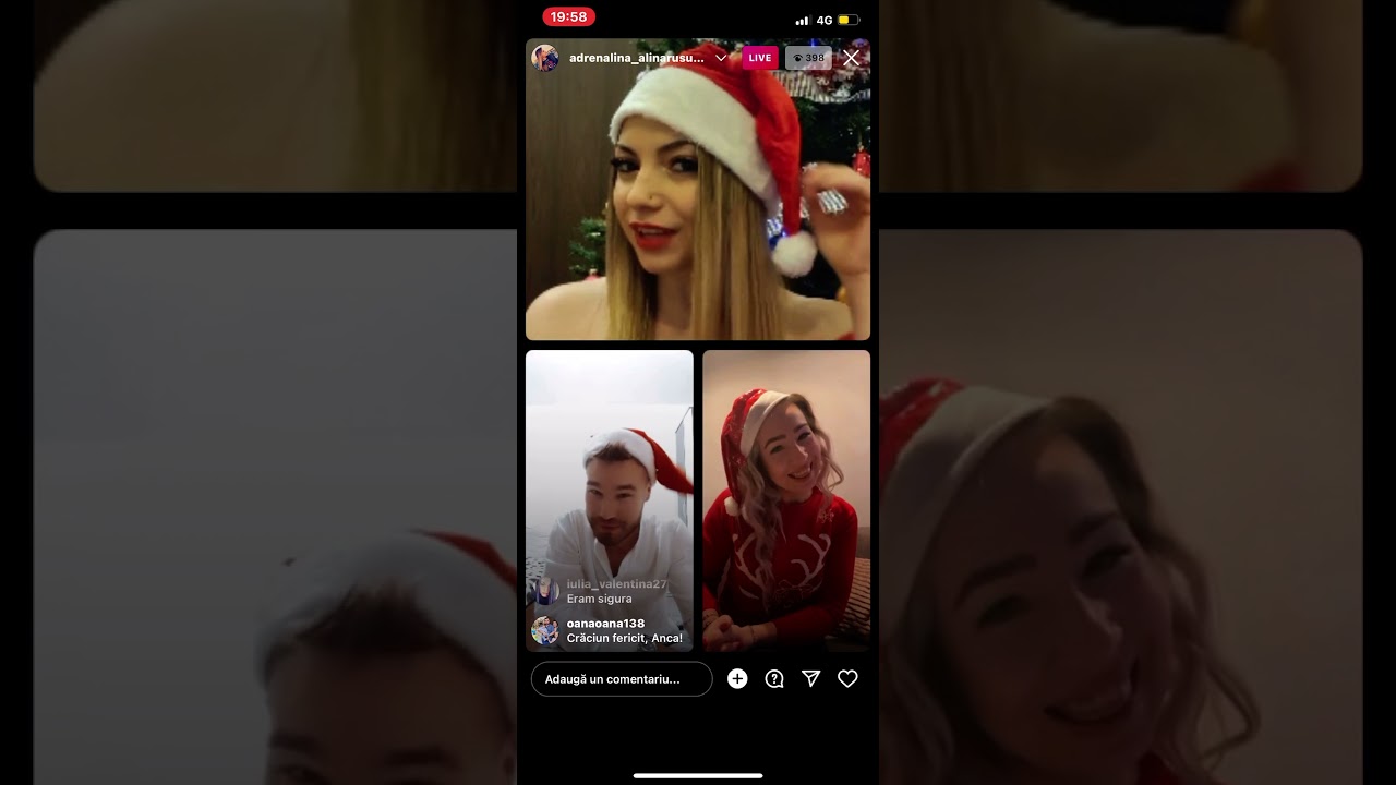 Alina face live cu Ionuț și Anca Mireasa sez 4