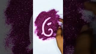 Ganpati Bappa drawing with glitter ~ Ganesh chaturthi special 🙏🏻 #ganpatibappa #ganesh  #short screenshot 3