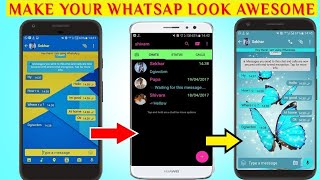 How to make different theme in whatsapp and fonts|HR TECH MAKERS|FM whatsapp|GB WHATSAPP screenshot 4