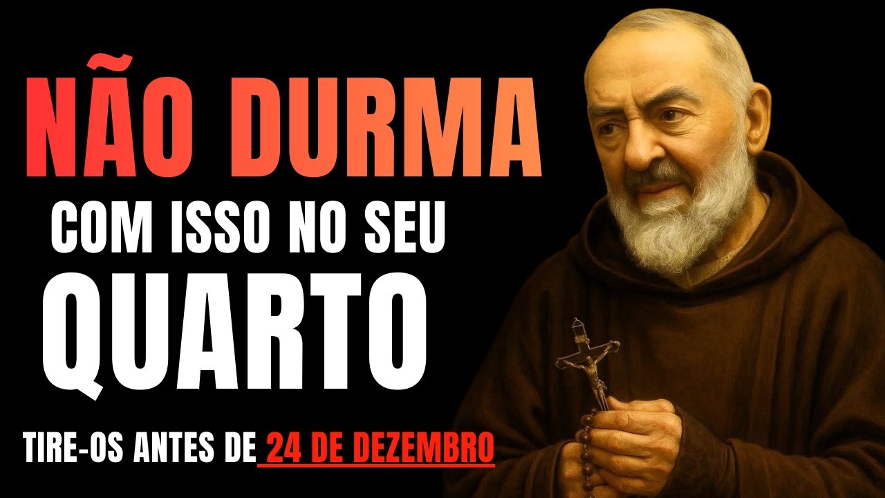 Padre Pio Alertou: Nunca Tenha Estes Objetos no Seu Quarto (Perigo Espiritual)