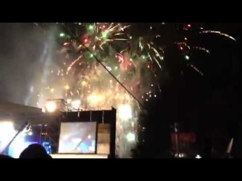 2012桃園文藝特區，跨年煙火