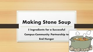Making Stone Soup