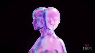 Psychedelic Hologram Visual Loop | Trippy Techno VJ Animation 4K