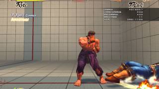 ryu meterless ultra setup against t.hawk ssf4 ae 2012 443dmg