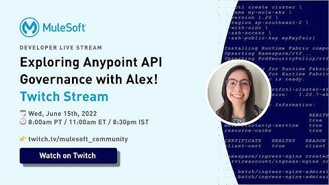 Exploring Anypoint API Governance with Alex!