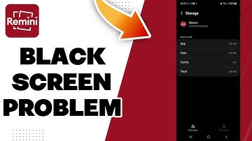 How To Fix Remini Black Screen Problem 2025