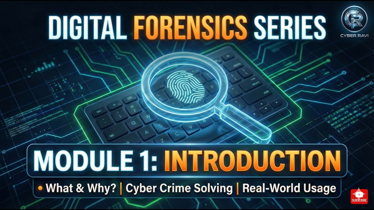 Digital Forensics Module 1: Introduction & The Investigator's Mindset (Full Course)
