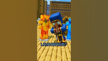 Minecraft MAAR Er is CUSTOM ARMOR #shorts