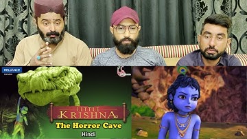 Pakistani Reaction l Little Krishna Hindi - Episode 3 l Part 2 l Aghasura l The Horror Cave