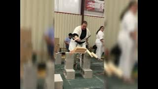 Martial Arts Power Test | Concrete & Wood Breaking #karate #martialarts #aok #houston #iska