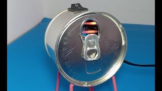 How to make mini room heater out of fresh milk can