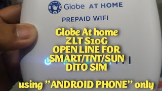 Globe at home prepaid wifi, Openline for Smart/sun/tnt and Dito sim Using Android phone only. screenshot 5