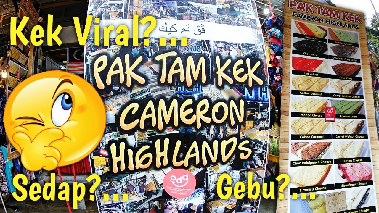 CAKE VIRAL Pak Tam Cameron Highland YouTube