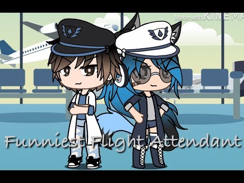 funniest-flight-attendant|gacha-life