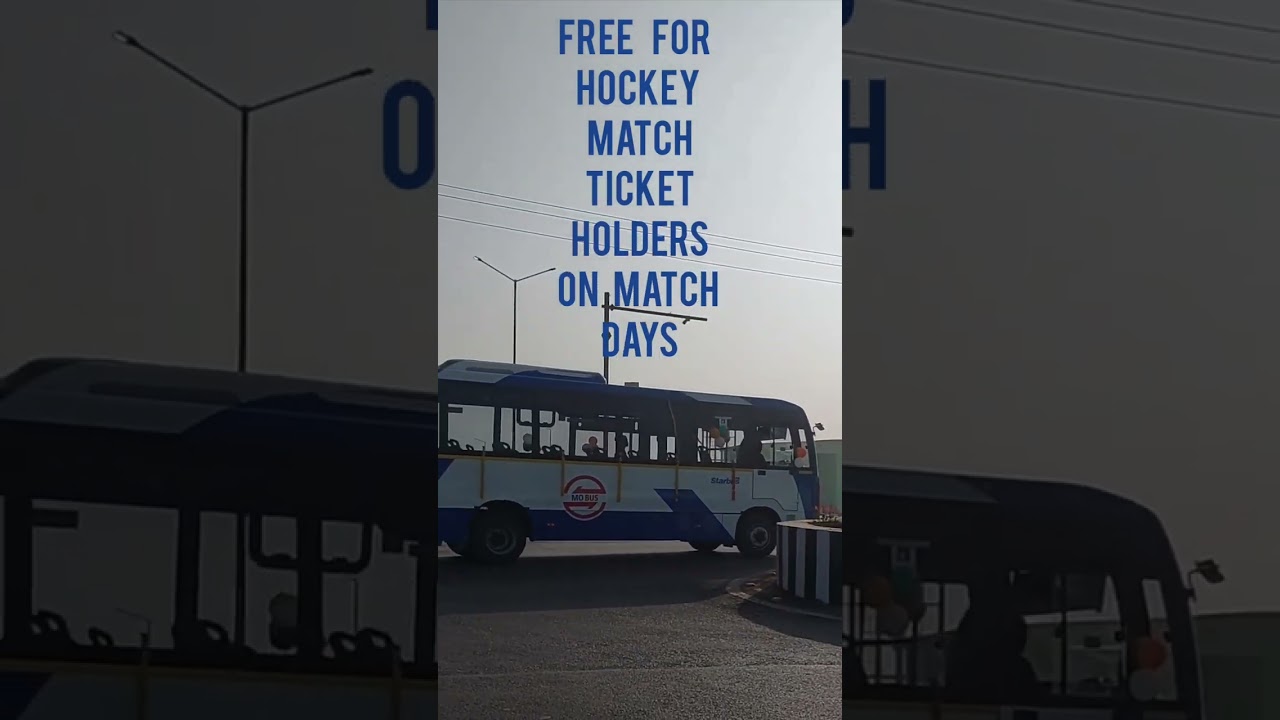 BIG Update : Mo Bus free for hockey match ticket holders on match days
