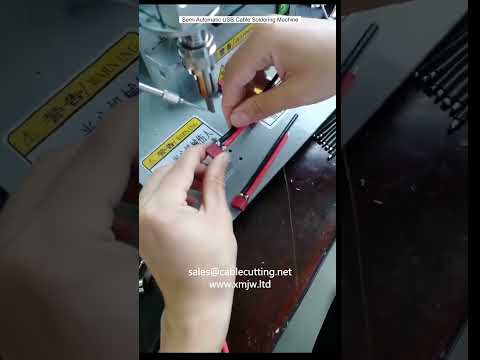 Semi-Automatic USB Cable Soldering Machine for Factory Automation